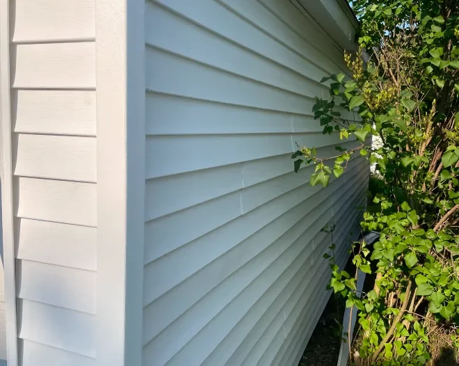 ongoing siding installation